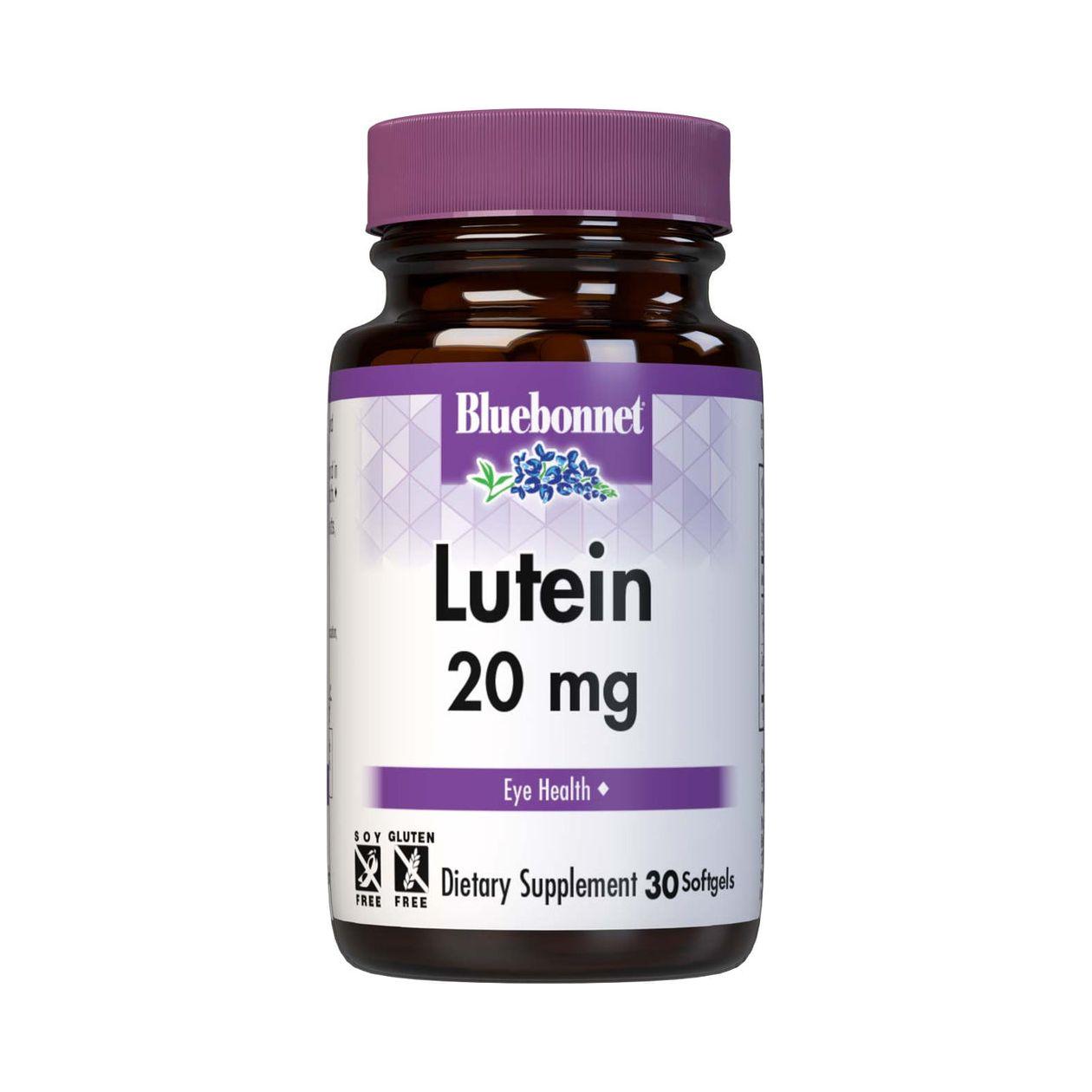 BlueBonnet Lutein Softgels, 20 mg, 30 Count by Pasteur Pharmacy