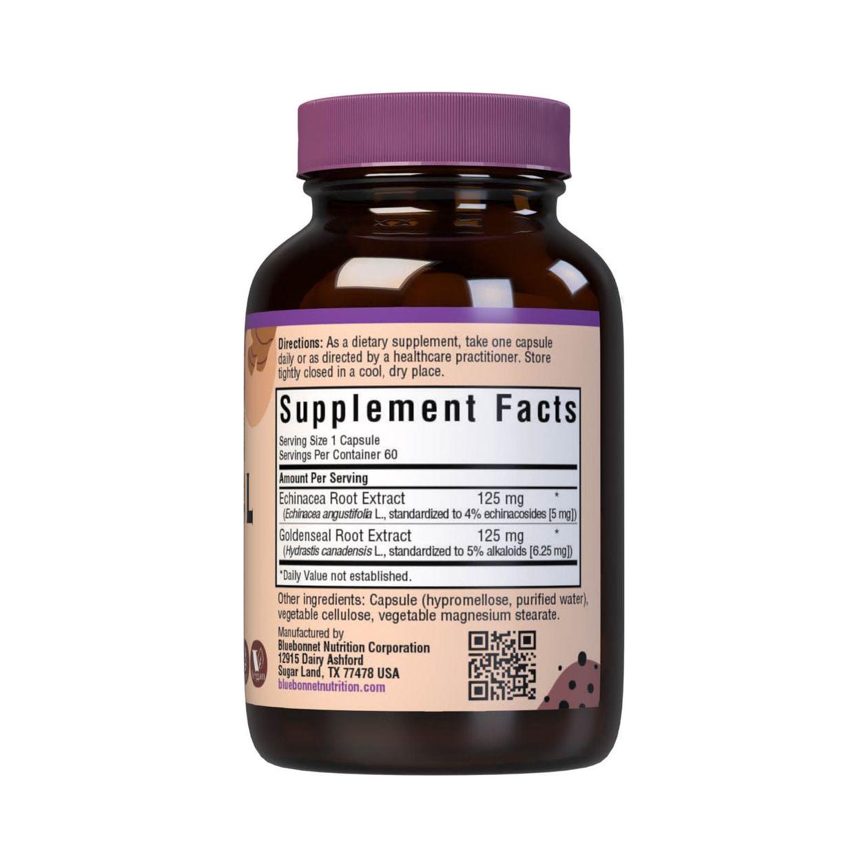 Bluebonnet Standardized Echinacea Goldenseal Root Extract, 60 Vegetables Capsules by Pasteur Pharmacy