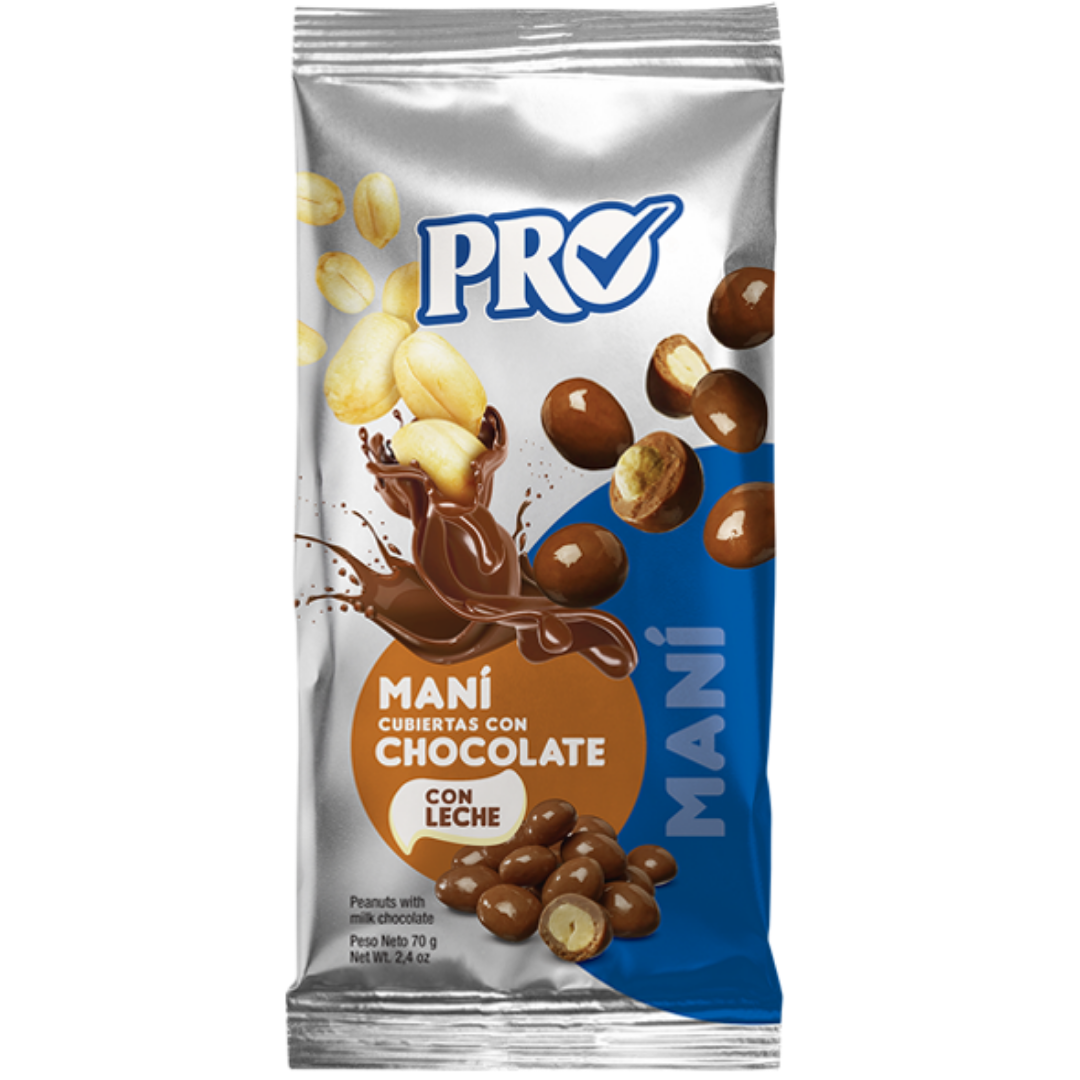 Pro Maní Chocolate Covered Peanuts 1.5oz by Farmacias Savia