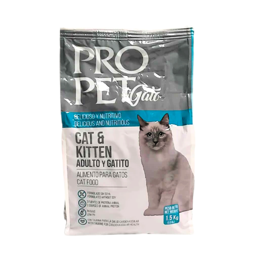 Pro Pet Cat &amp; Kitten Food (3.3 lbs) by Farmacias Savia