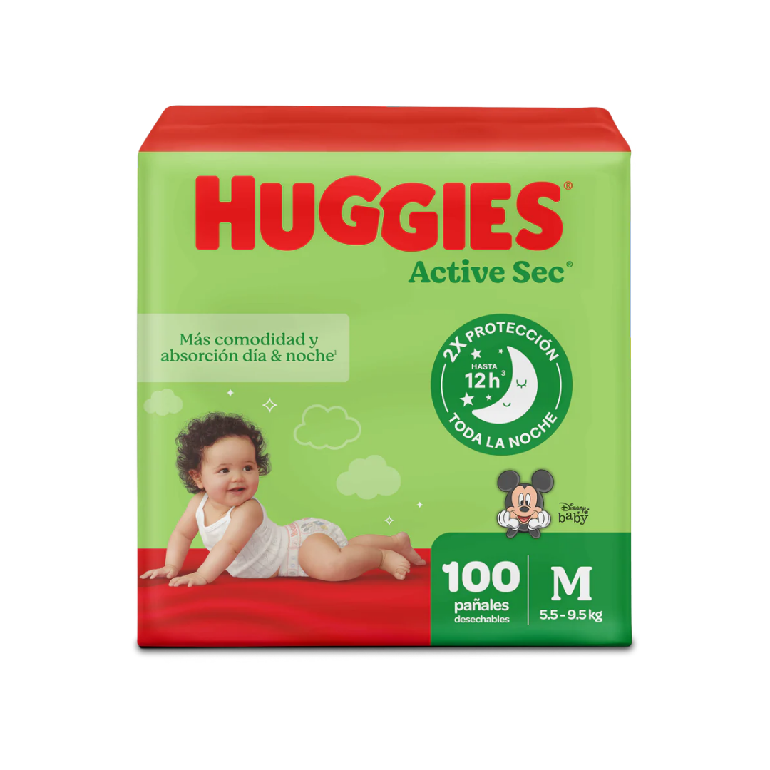 Huggies Active Sec Diapers Size 3 (36 Count) by Farmacias Savia