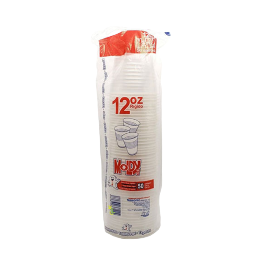 Plastic Cups 12oz 50ct by Farmacias Savia