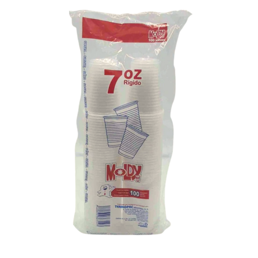 Plastic Cups 7oz 100ct by Farmacias Savia