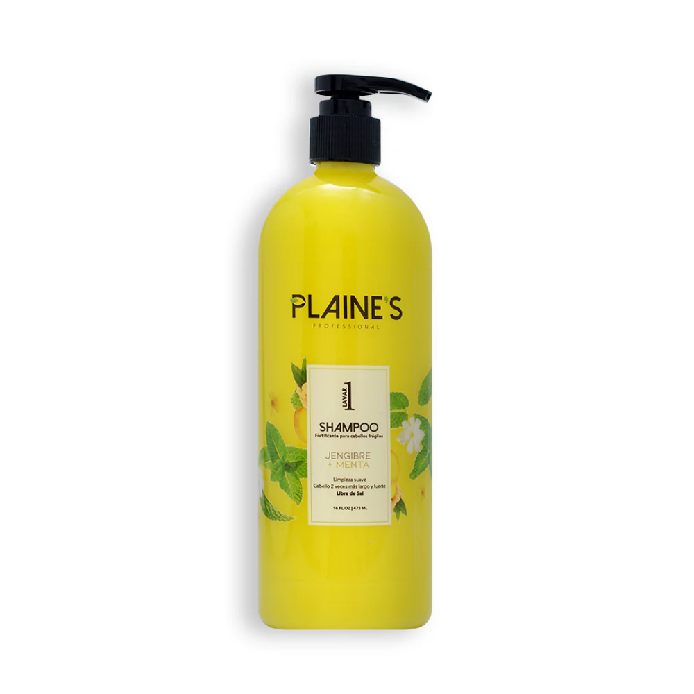 Plaine’s Professional Ginger &amp; Mint Strengthening Shampoo (16.9 Fl Oz) by Farmacias Savia