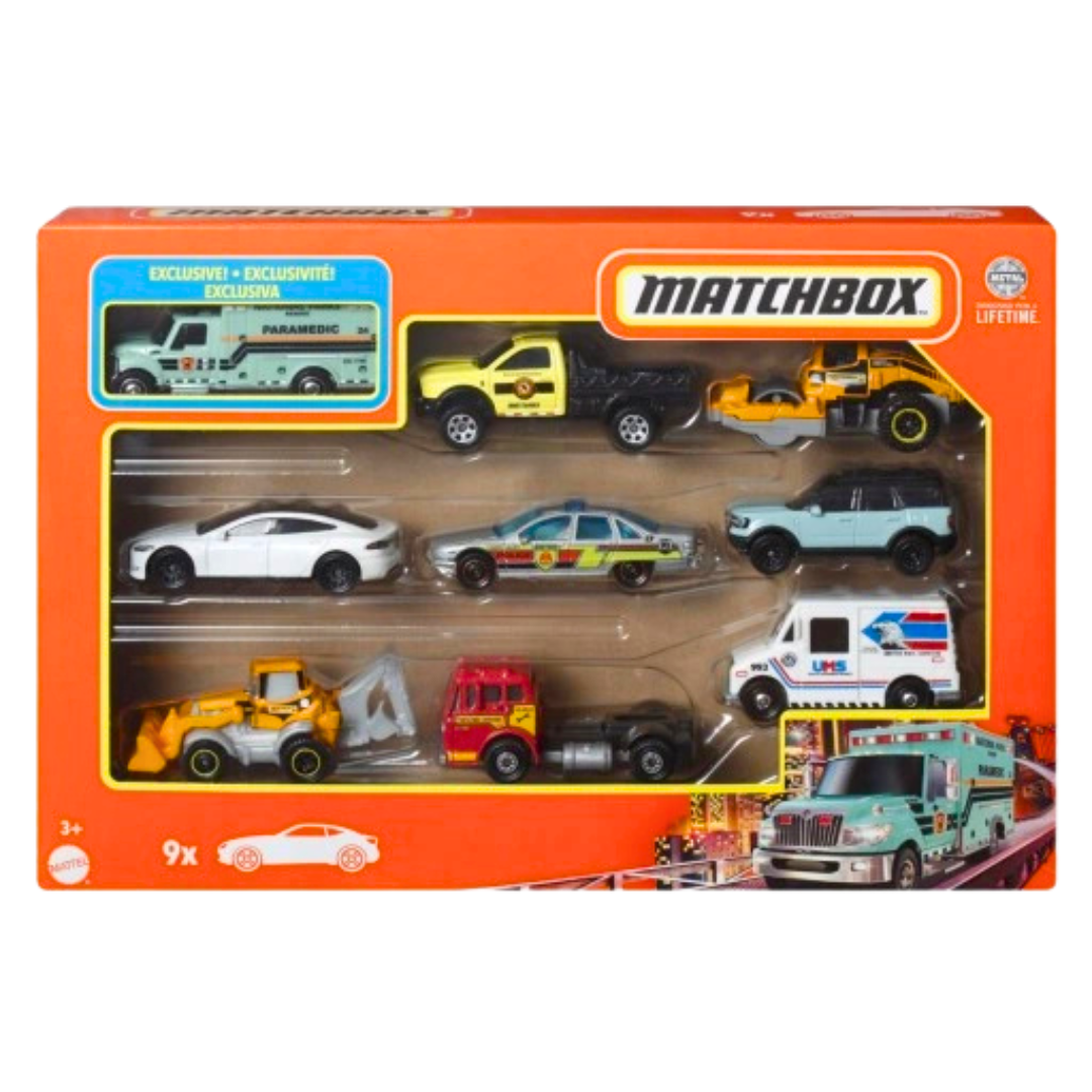 Matchbox 9-Car Gift Pack (3Y+) by Farmacias Savia