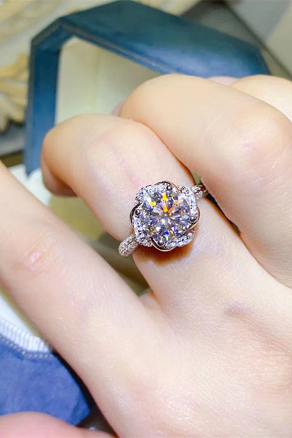 2 Carat Sparkala™ Platinum Over Pure Sterling Silver Ring by Sparkala