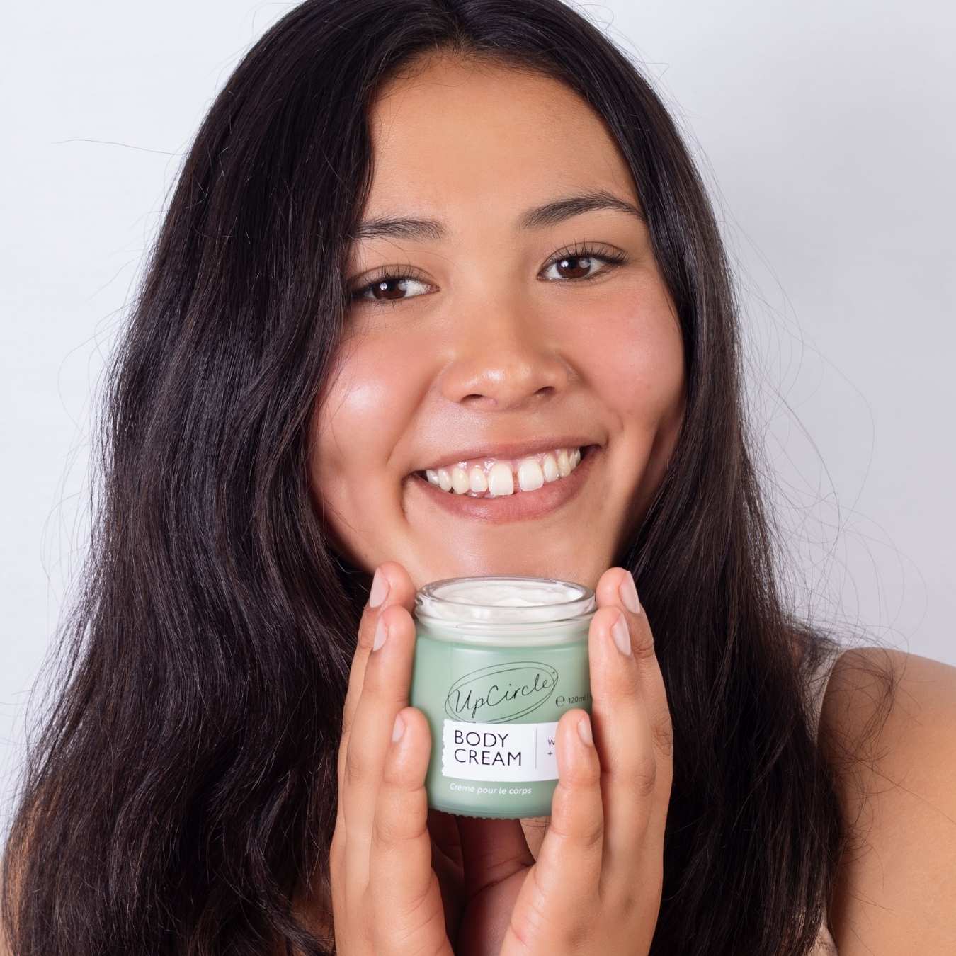 Natural Body Cream with Aloe Vera + Cocoa Butter by UpCircle