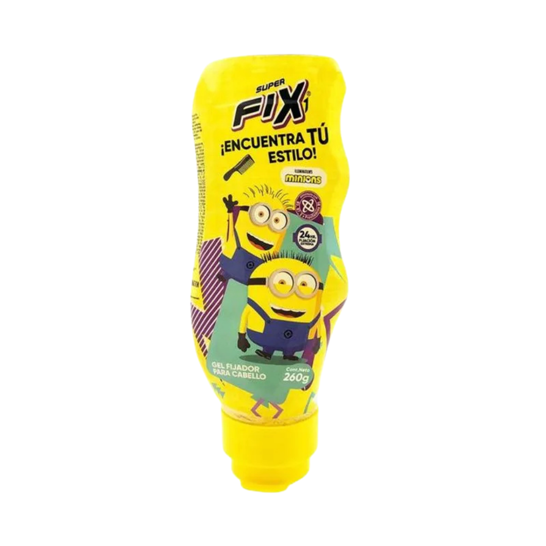 Super Fix Minions Edition Extreme Hold Hair Gel Jar (8.11oz) by Farmacias Savia