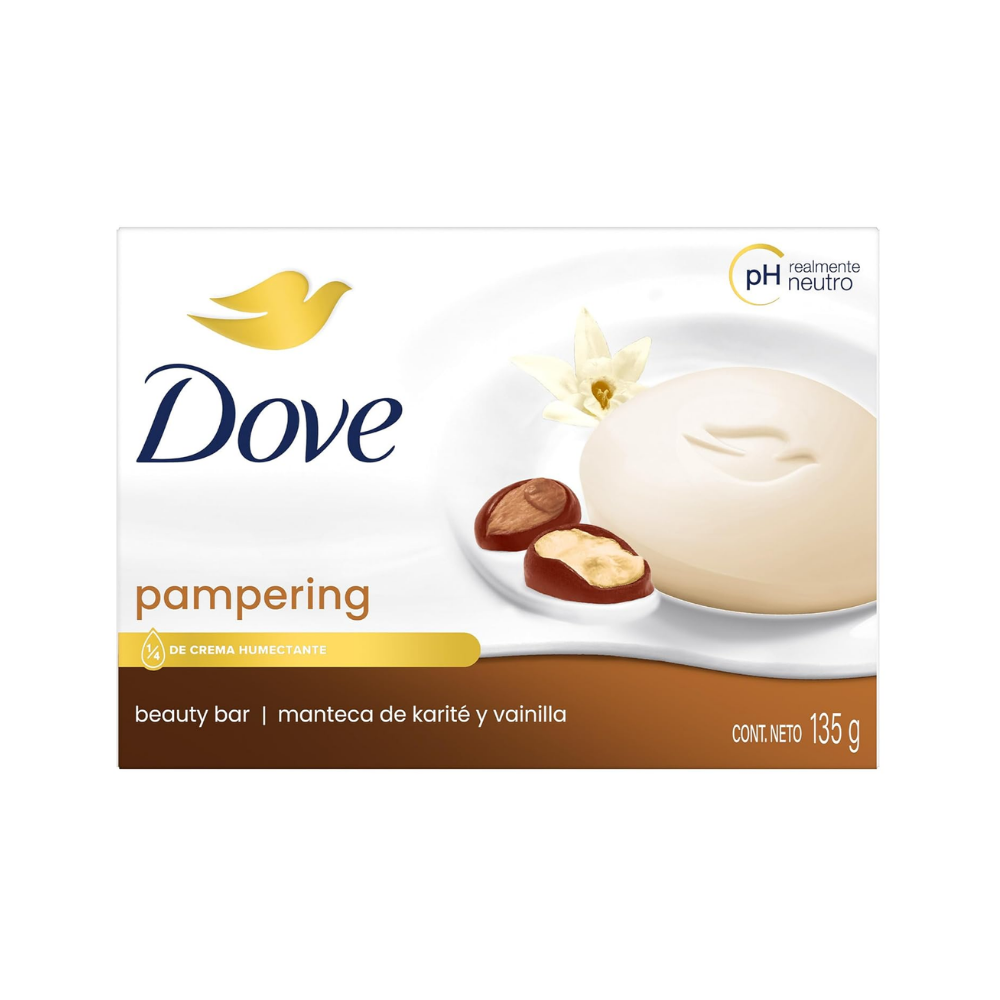 Dove Shea Butter Pampering Soap Bar (135g) by Farmacias Savia