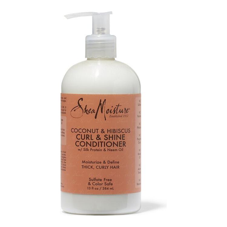 SheaMoisture Coconut &amp; Hibiscus Conditioner, Curl &amp; Shine 384ml by Pasteur Pharmacy