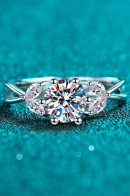 Come With Me 1 Carat Brilliant Round Cut Sparkala™ Ring (Rhodium Over Pure Sterling Silver) by Sparkala