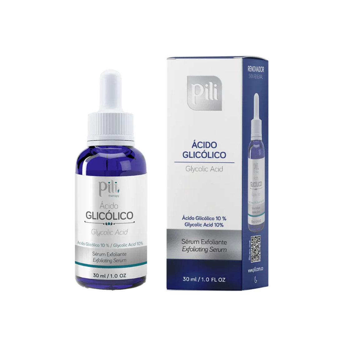 Pili Glycolic Acid 10% Exfoliating Facial Serum (1oz) by Farmacias Savia