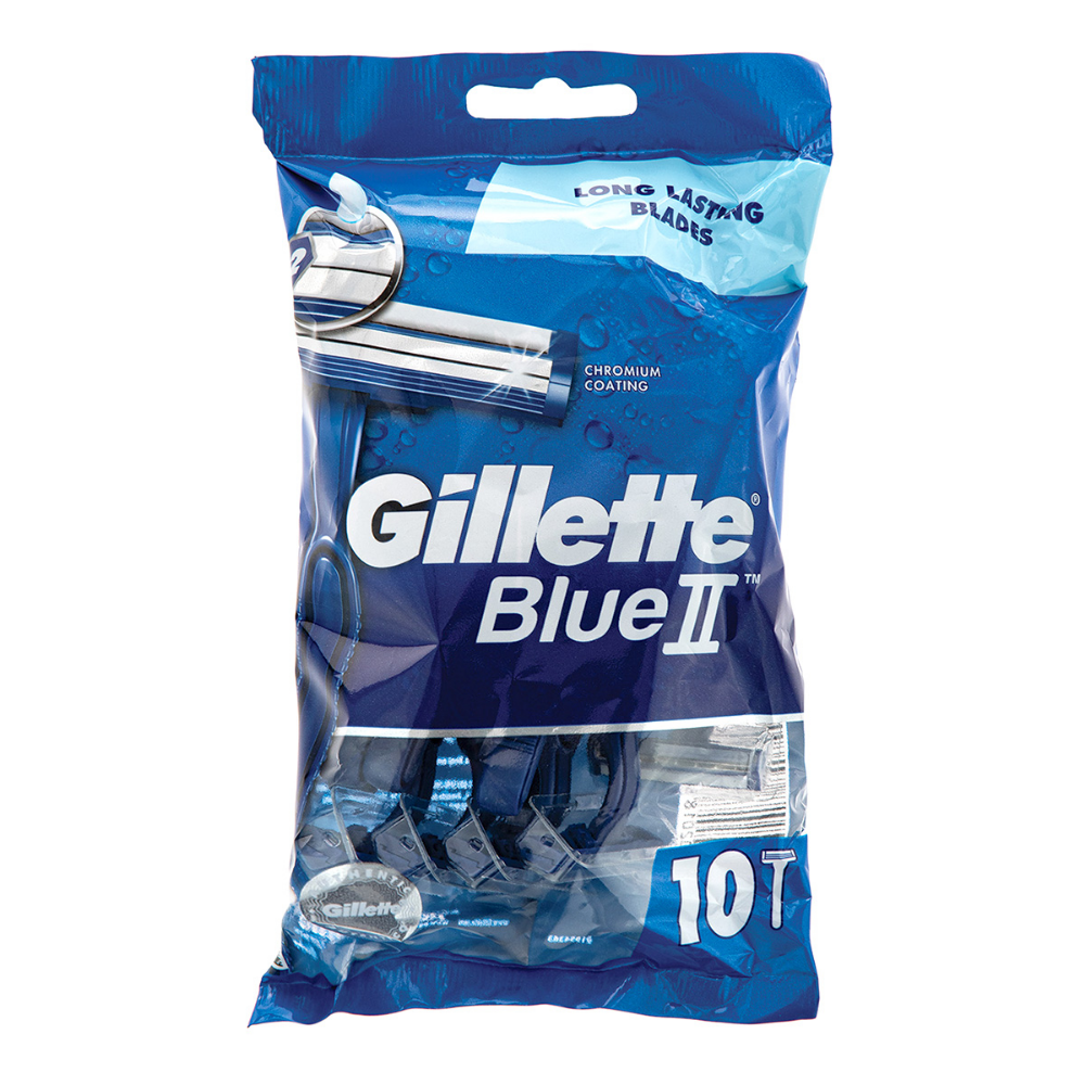 Gillette Blue II Razor Bag (10ct) by Farmacias Savia