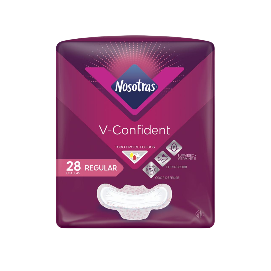 Nosotras V-Confident Daily Liners (28 Count) by Farmacias Savia