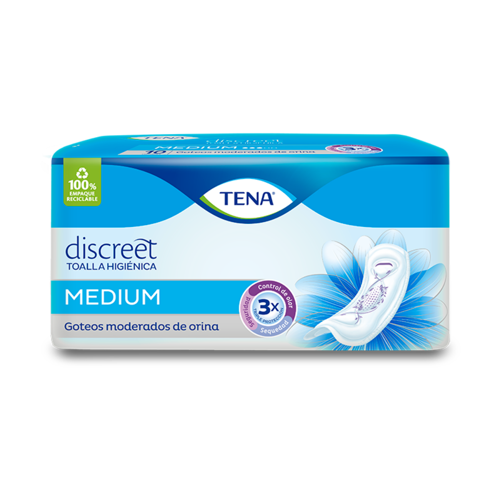 Tena Women Discreet Medium Pads (10ct) by Farmacias Savia
