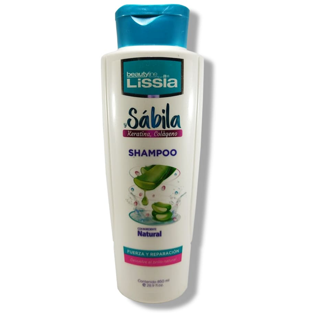 Beauty Line by Lissia Aloe Vera, Keratin &amp; Collagen Shampoo (28.9 fl oz) by Farmacias Savia