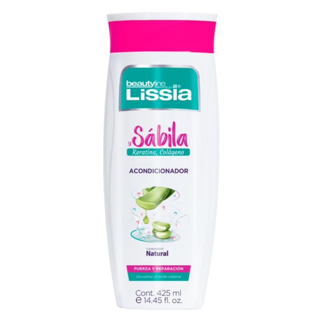 Beauty Line by Lissia Aloe Vera, Keratin &amp; Collagen Conditioner (14.4 fl oz) by Farmacias Savia