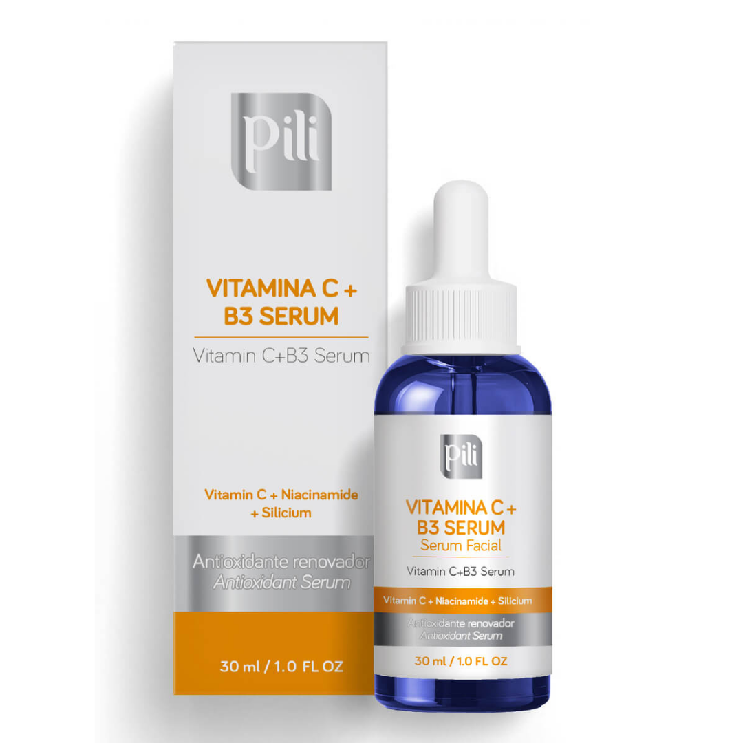 Pili Vitamin C + Niacinamide (B3) Antioxidant Serum (1oz) by Farmacias Savia