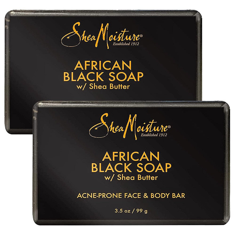 Shea Moisture African Black Bar Soap 3.5 Oz by Pasteur Pharmacy