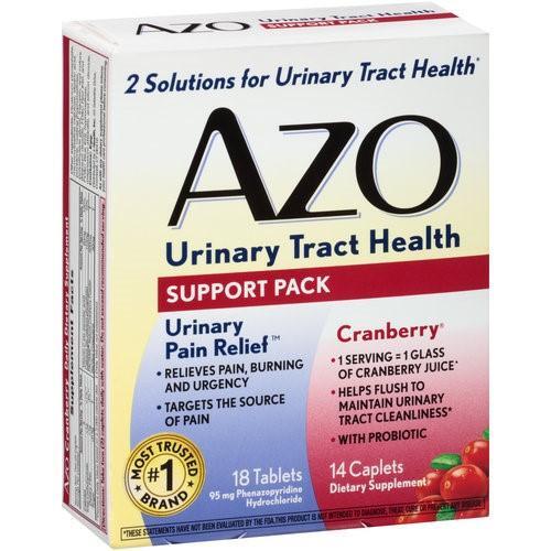 Azo Urinary Tract Health, Support Pack, 18 Tablets, 14 Caplets by Pasteur Pharmacy