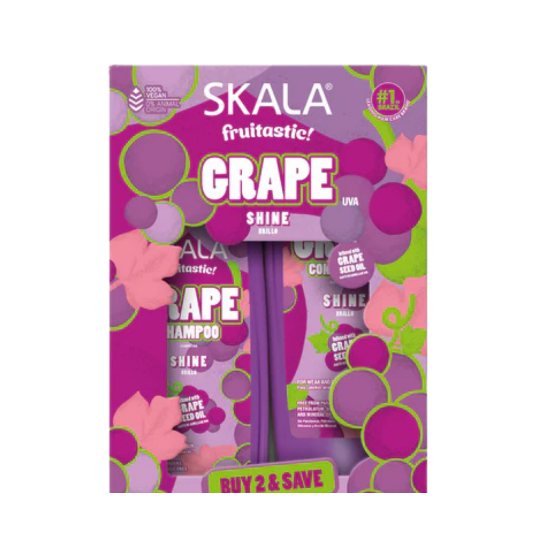 Skala Brasil Grape (Uva) Shampoo and Conditioner Set (2 pc) by Farmacias Savia