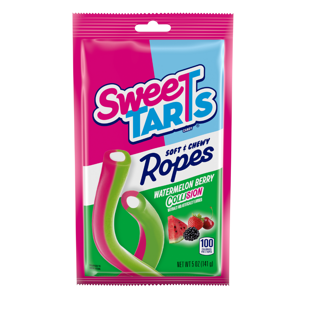 SweeTARTS Ropes Collision Watermelon Berry (5oz) by Farmacias Savia