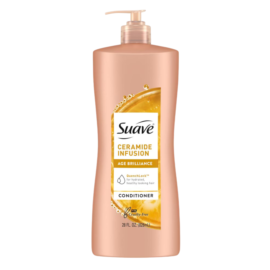Suave Professionals Ceramide Infusion Age Brilliance Conditioner (28oz) by Farmacias Savia