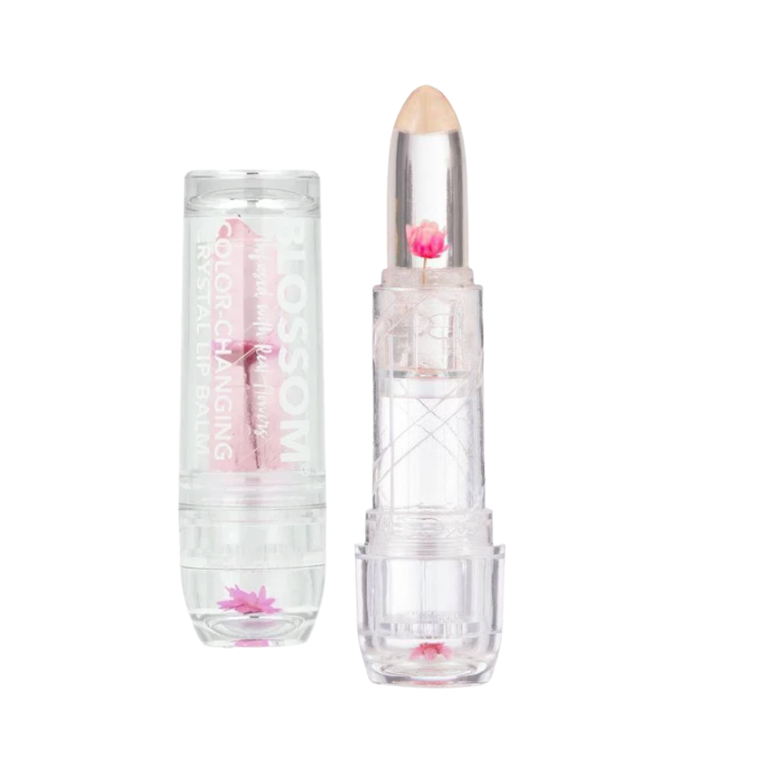 Blossom Color Changing Crystal Lip Balm Pink 0.1oz by Farmacias Savia