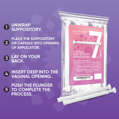 Vaginal Suppository Applicators (7ct) by Seroflora