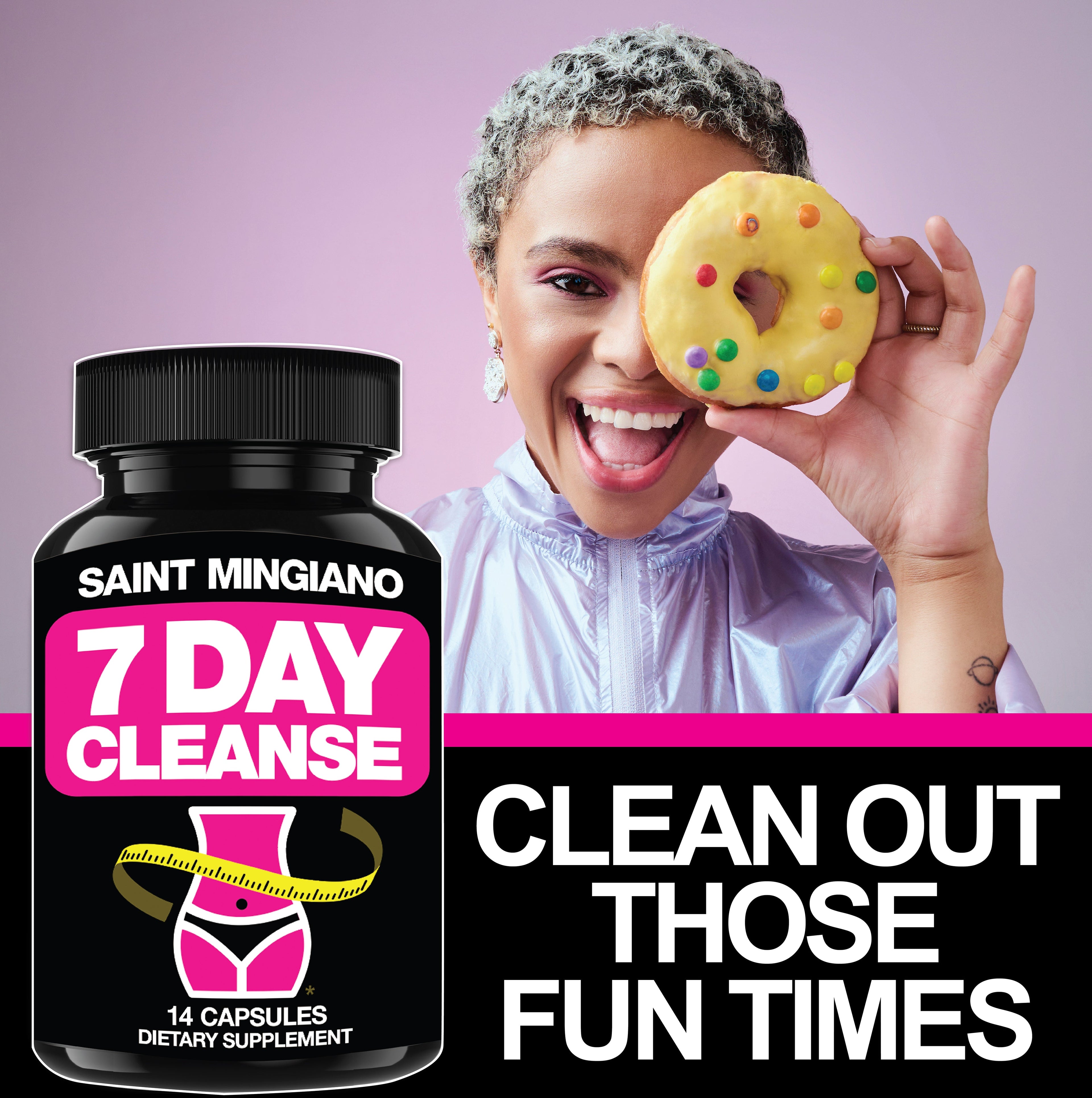 7 Day Cleanse Program | Colon Detox with Natural Laxative for Constipation &amp; Bloating by Saint Mingiano - Supplements &amp; Wellness Dedicated to Holistic Health