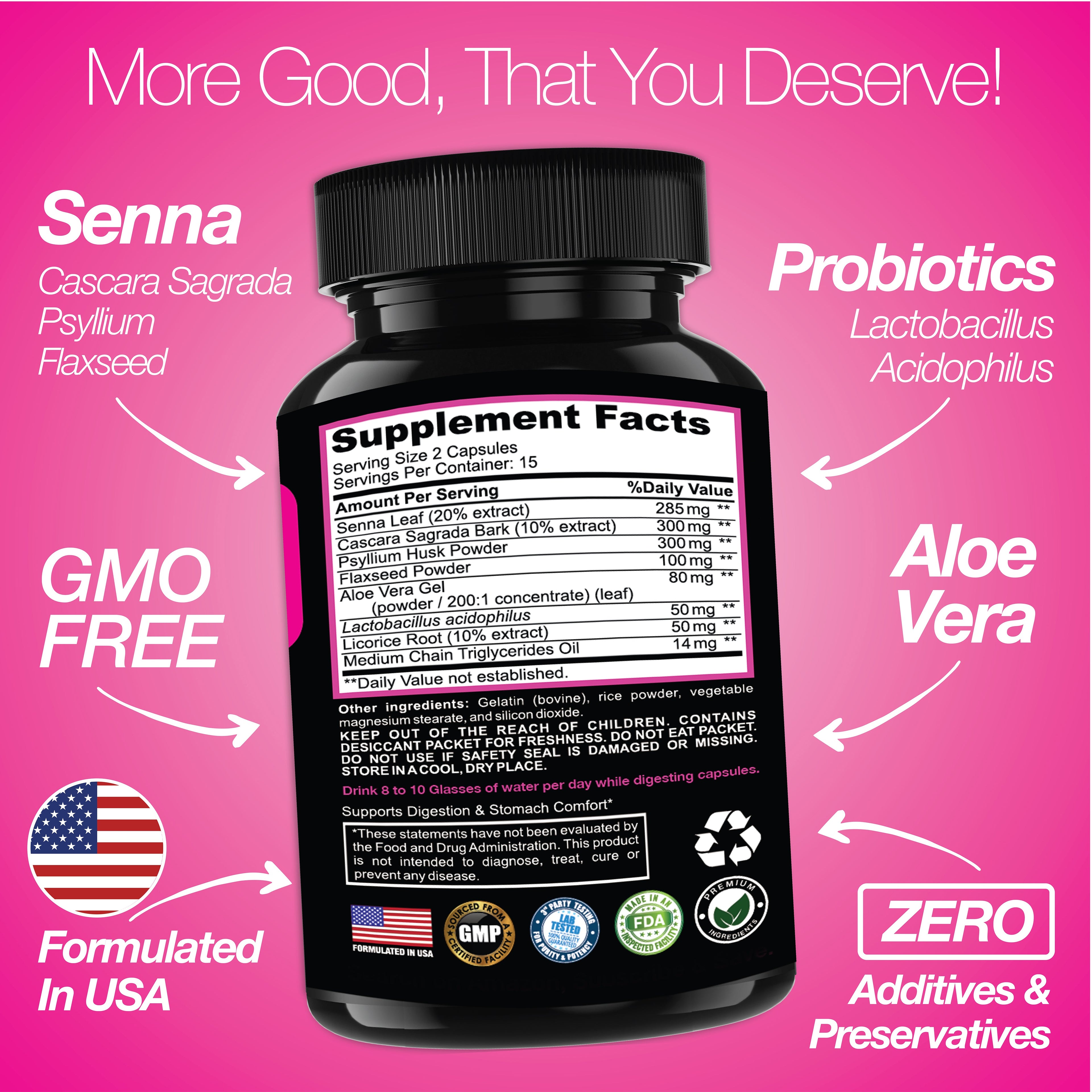 7 Day Cleanse Program | Colon Detox with Natural Laxative for Constipation &amp; Bloating by Saint Mingiano - Supplements &amp; Wellness Dedicated to Holistic Health