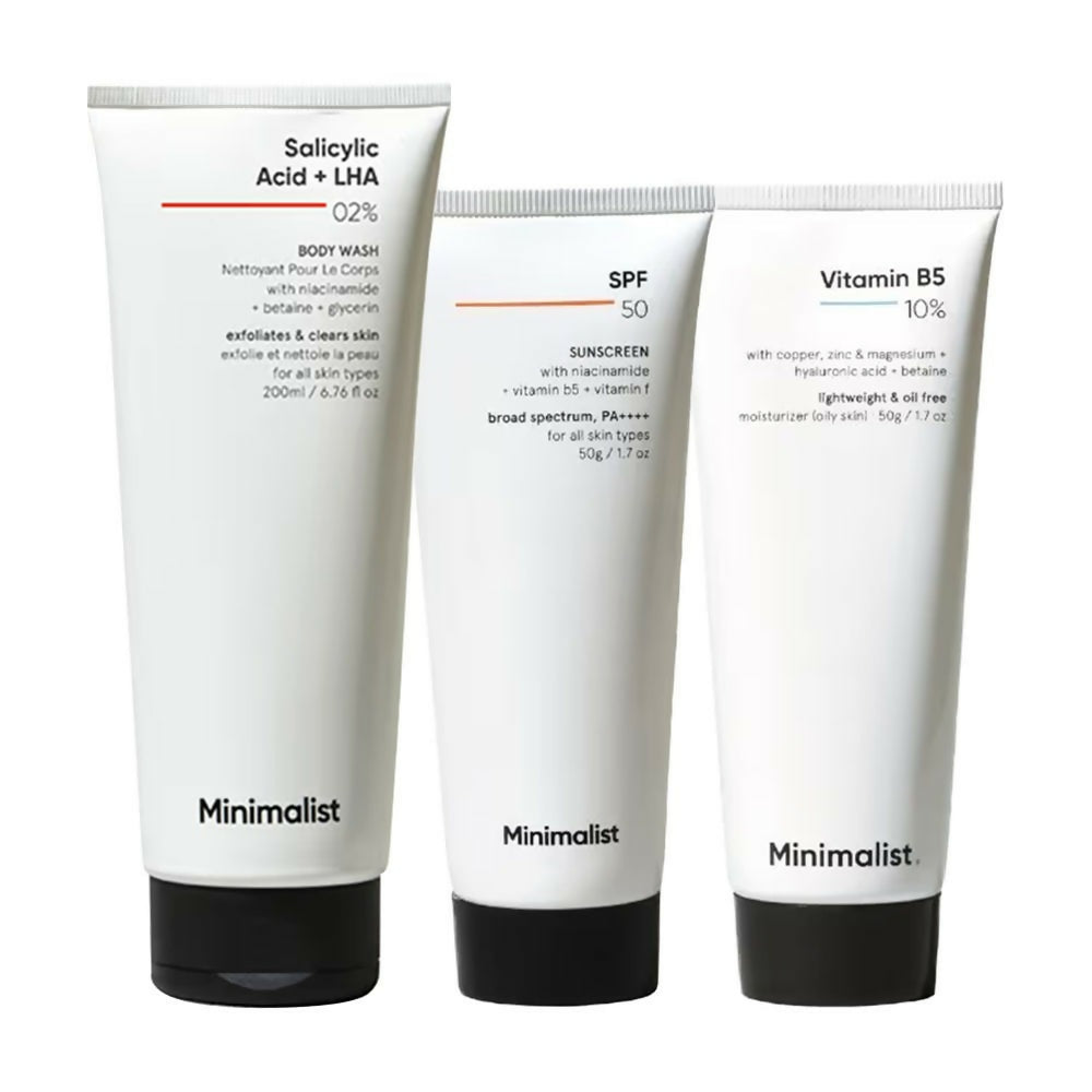 Minimalist Bestseller SPF 50, Moisturizer &amp; Body Wash Combo by Dista