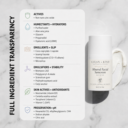 Daily Moisturizing Sunscreen – SPF 40 by Clean + Kind