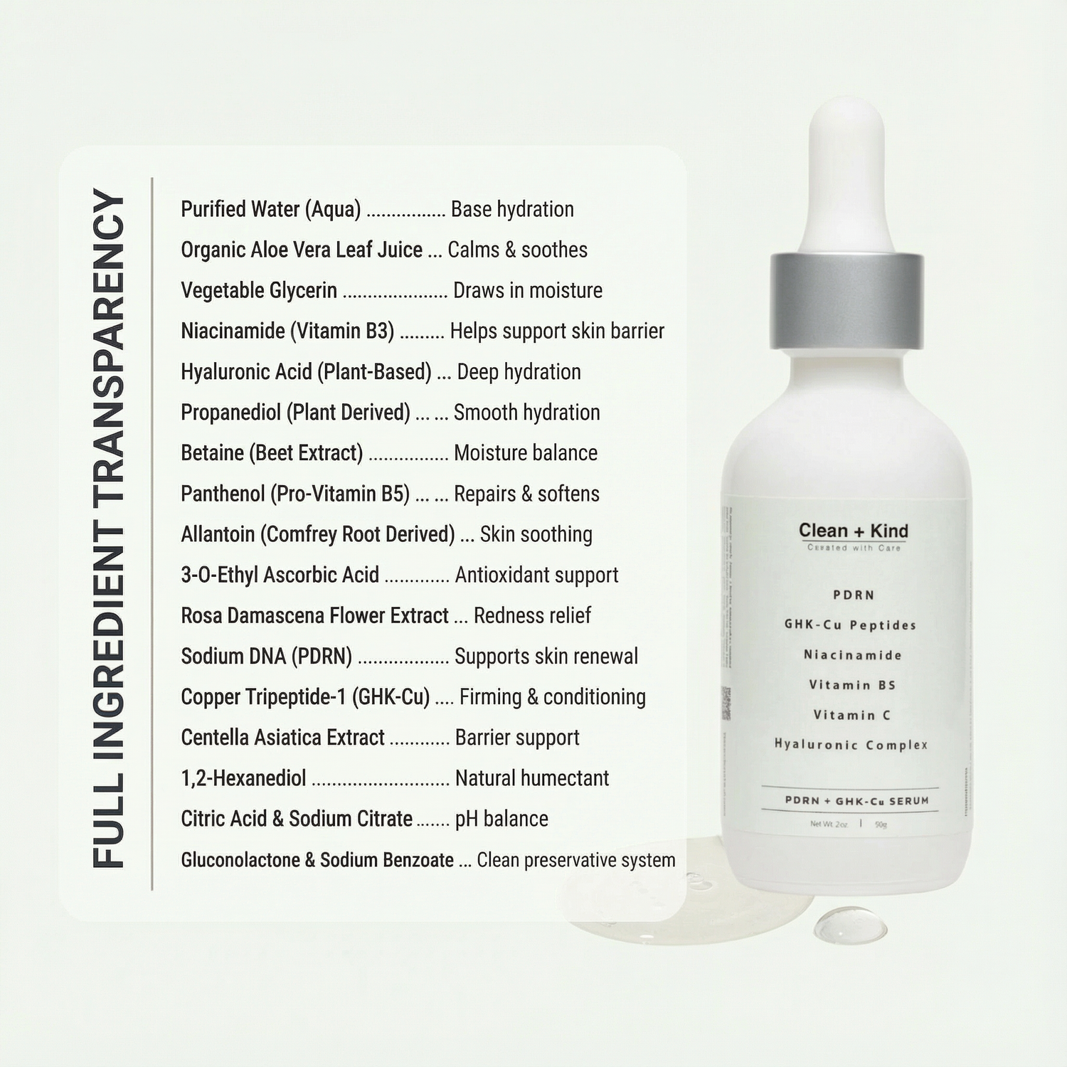 PDRN / GHK-Cu Serum by Clean + Kind