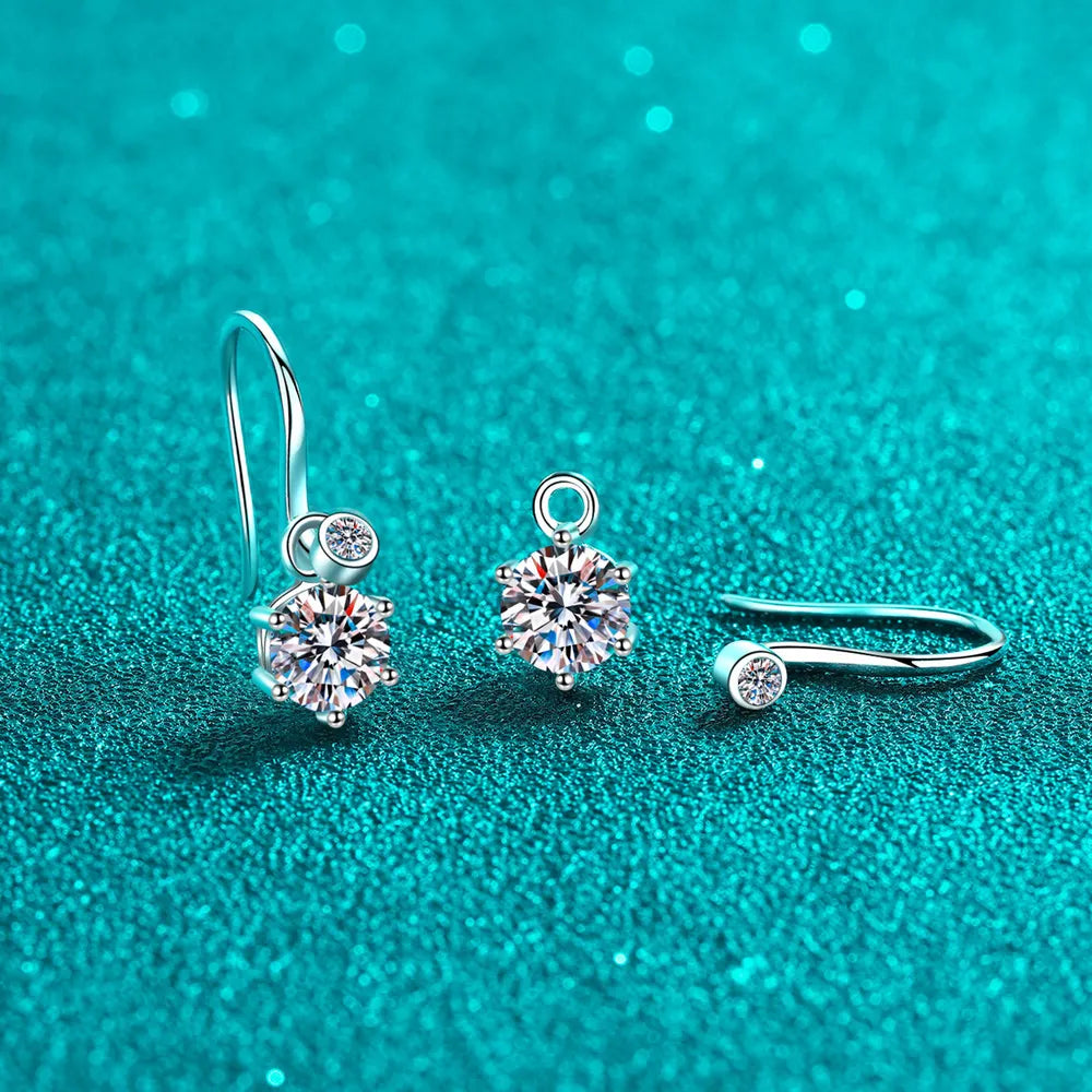 2 Carat Sparkala™ 925 Sterling Silver Earrings by Sparkala