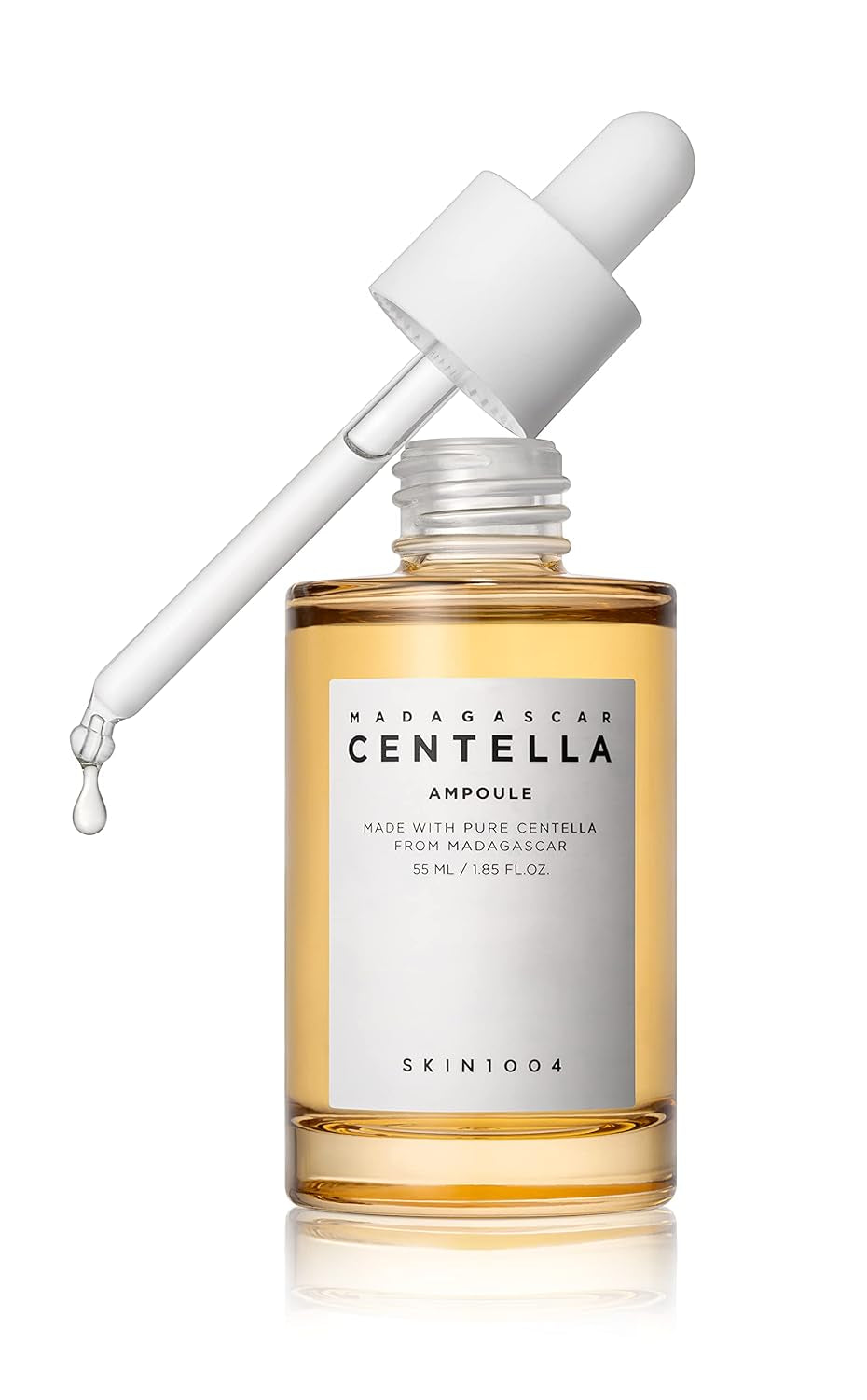 Madagascar Centella Asiatica Ampoule Facial Serum 1.85 Fl.Oz, 55Ml, Soothes Acne Prone and Sensitive Skin by Korean Skin Care