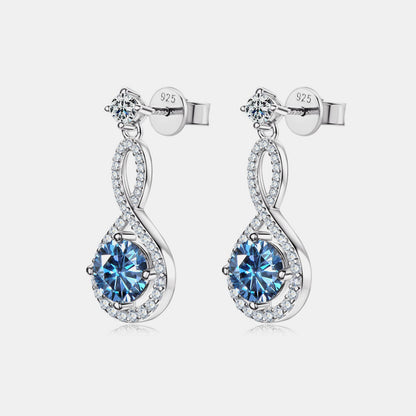 1 Carat Sparkala™ Pure Sterling Silver Earrings by Sparkala