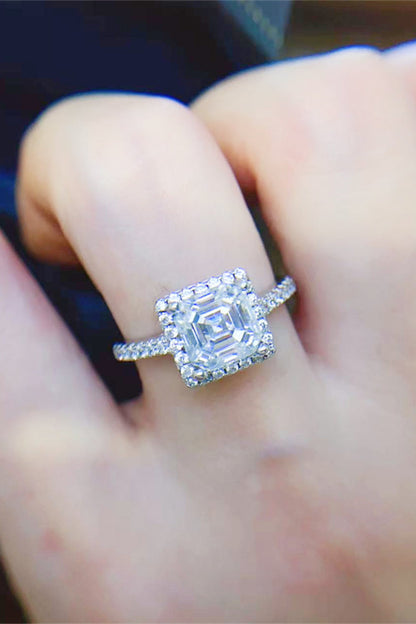 2 Carat Sparkala™ Platinum Over Pure Sterling Silver Ring by Sparkala
