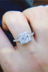2 Carat Sparkala™ Platinum Over Pure Sterling Silver Ring by Sparkala