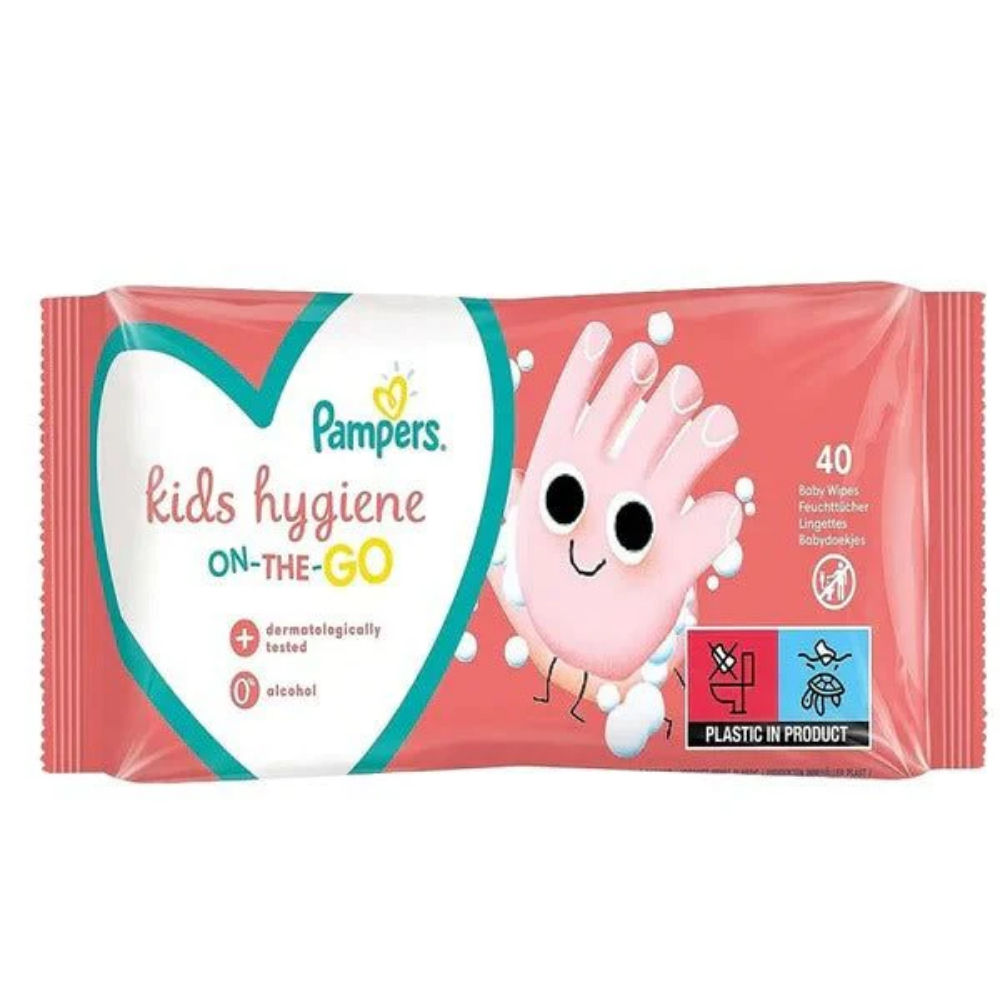 Pampers Kids Hygiene On-The-Go Baby Wipes (40 ct) by Farmacias Savia