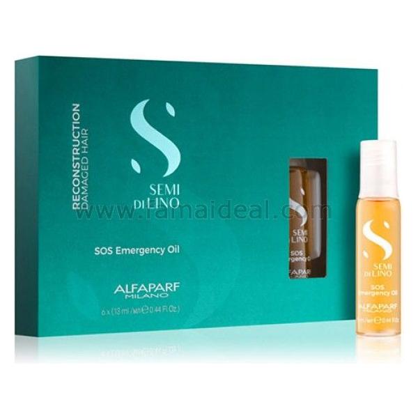 Alfaparf Semi Di Lino Reconstruction SOS Emergency Oil 0.44 oz by Pasteur Pharmacy