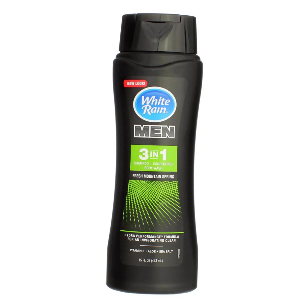 White Rain For Men 3 In 1, Shampoo Cond, And Body Wash by Farmacias Savia