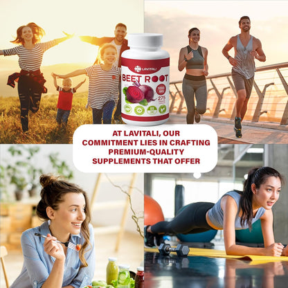 Beet Root Extract Capsules No Gluten, No Sugar, Vegan Capsules, High Concentrated Herbal Beet Root Extract. by FreshDrinkUS - Natural and Premium Herbal Tea
