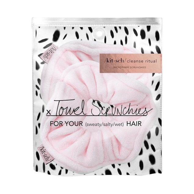 KitSch Towel scrunchies Blush by Pasteur Pharmacy