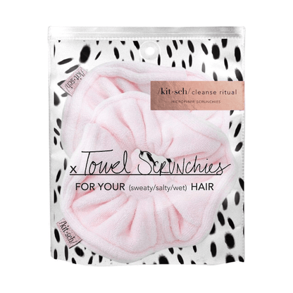 KitSch Towel scrunchies Blush by Pasteur Pharmacy