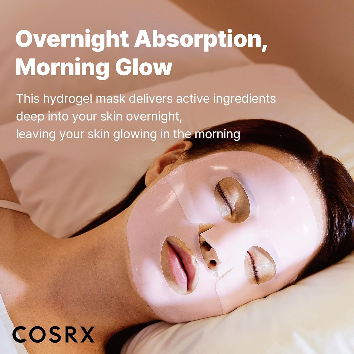 Cosrx The Peptide Collagen Lifting Glow Hydrogel Mask by AsiaBeautyMall