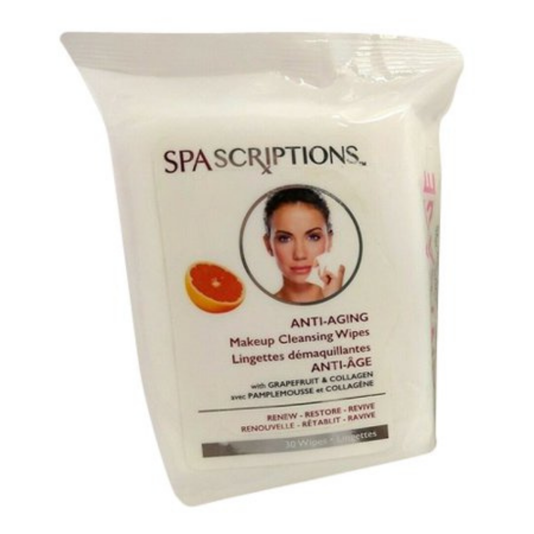 Spascriptions Anti-Aging Makeup Cleansing Wipes (30ct) by Farmacias Savia