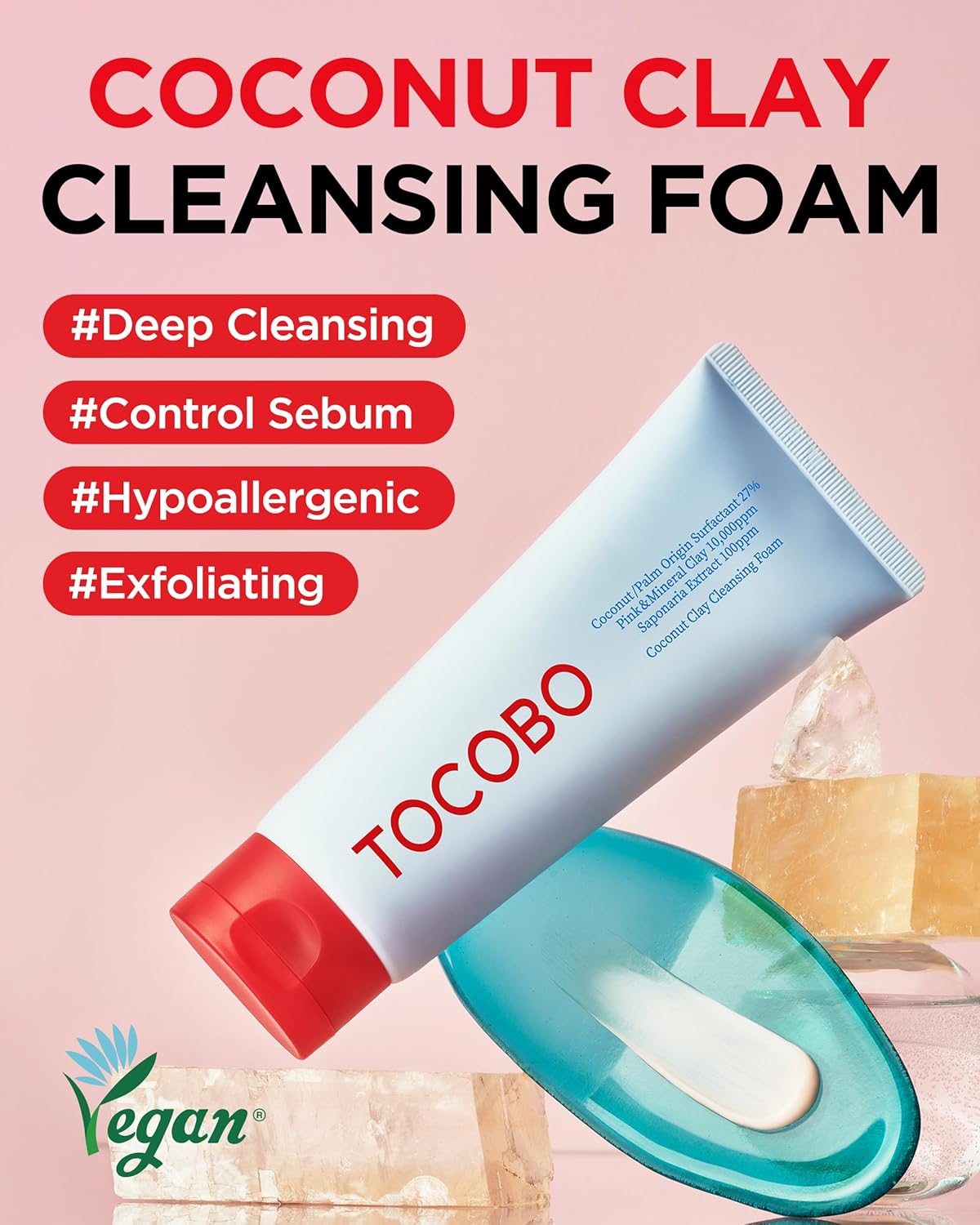 TOCOBO Coconut Clay Cleansing Foam by AsiaBeautyMall
