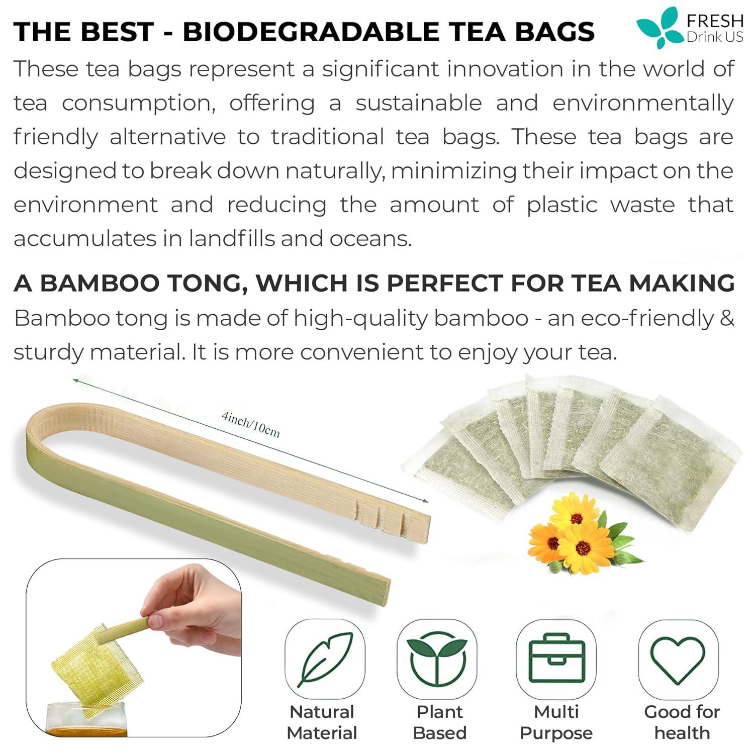 Natural Banaba Dried Leaves, Tea Bags, Powder, Whole Banaba Leaves, 100% Pure Dried Banaba Leaves, Banaba Leaf Tea, No Additives, No Caffeine, Vegan by FreshDrinkUS - Natural and Premium Herbal Tea