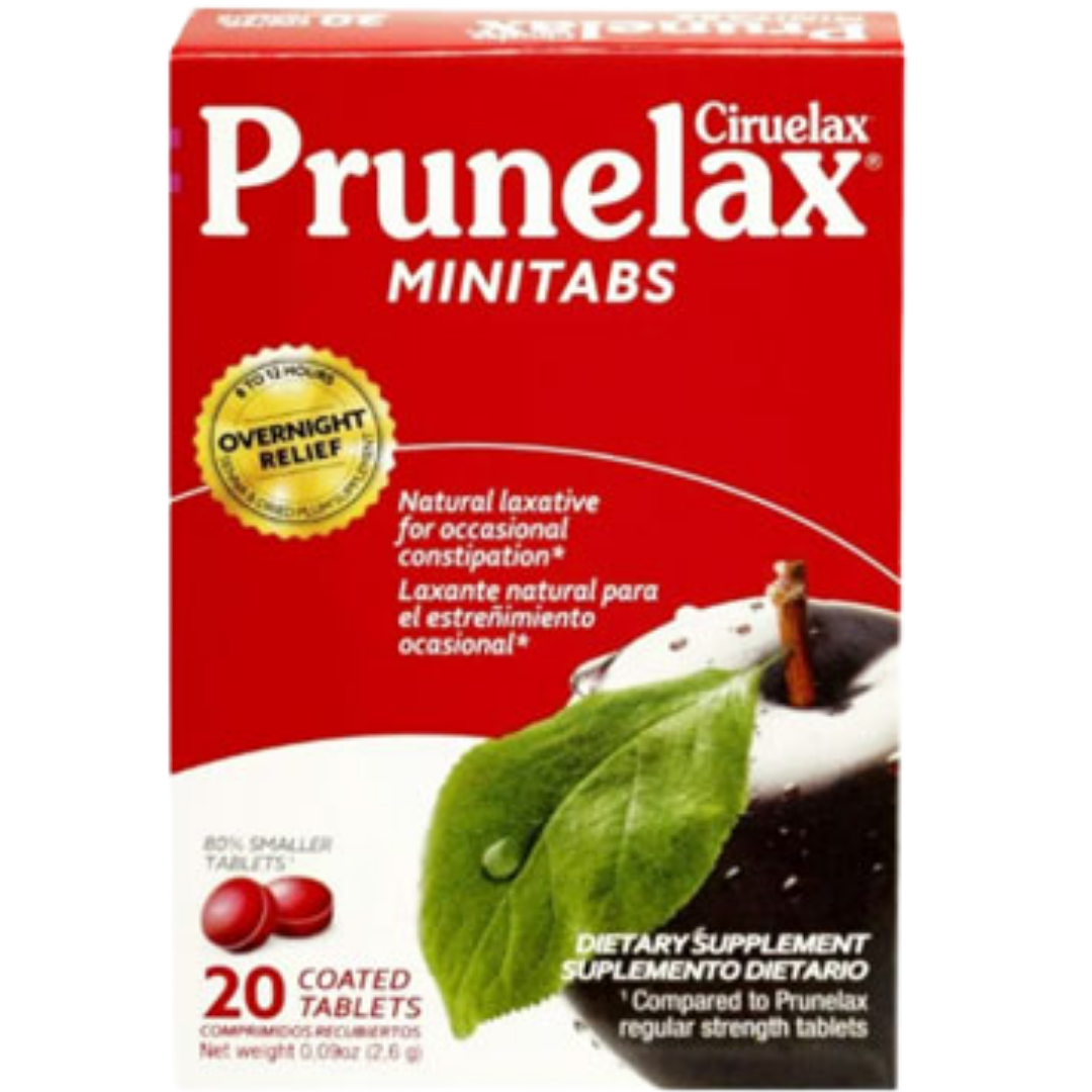 Prunelax Mini Tabs Laxative 20 Tablets by Farmacias Savia
